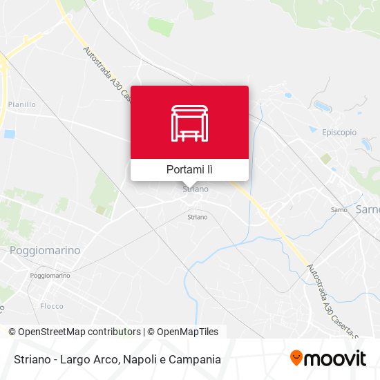 Mappa Striano - Largo Arco
