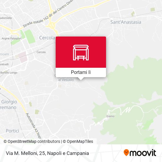 Mappa Via M. Melloni, 25