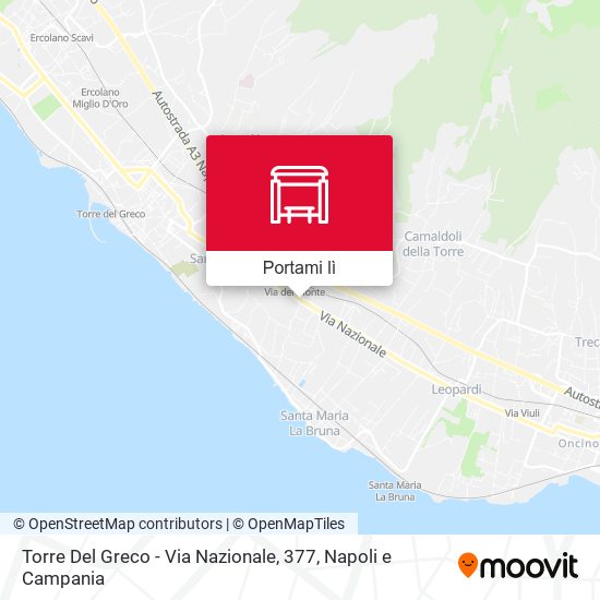 Mappa Torre Del Greco - Via Nazionale, 377