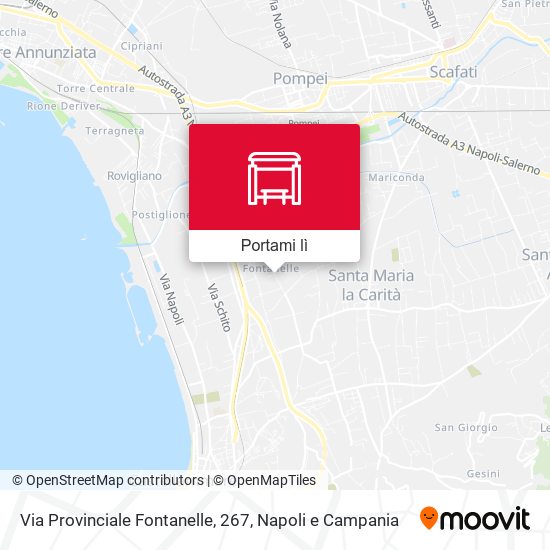 Mappa Via Provinciale Fontanelle, 267
