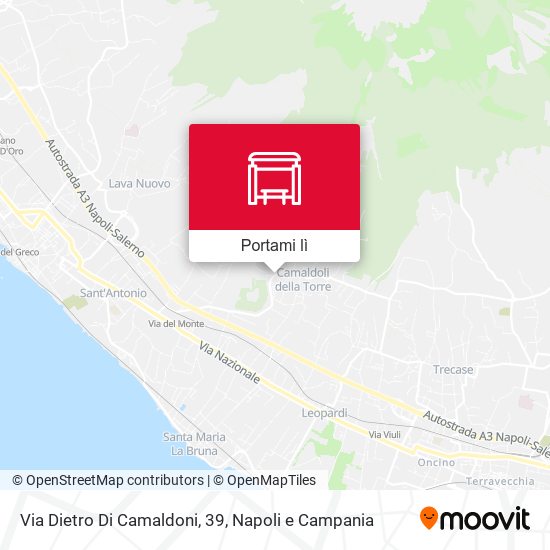 Mappa Via Dietro Di Camaldoni, 39
