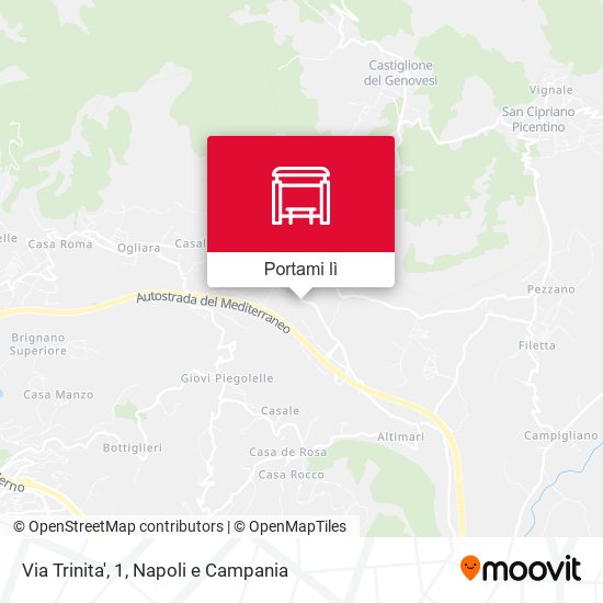 Mappa Via Trinita', 1