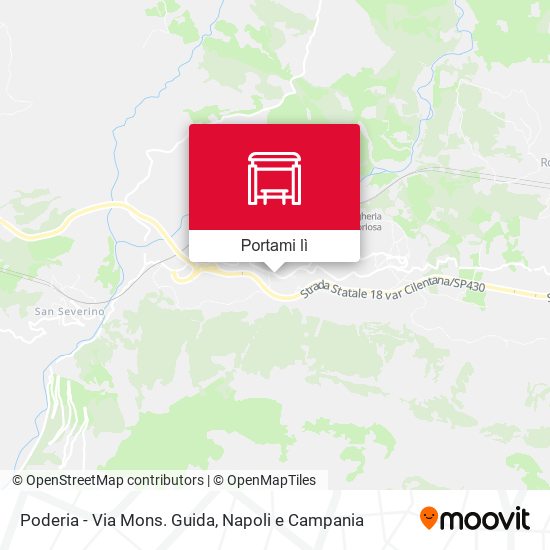 Mappa Poderia - Via Mons. Guida
