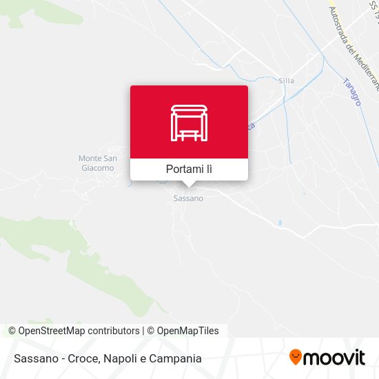 Mappa Sassano - Croce