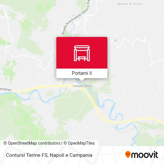 Mappa Contursi Terme FS
