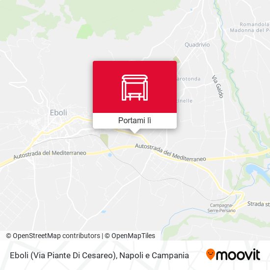 Mappa Eboli (Via Piante Di Cesareo)