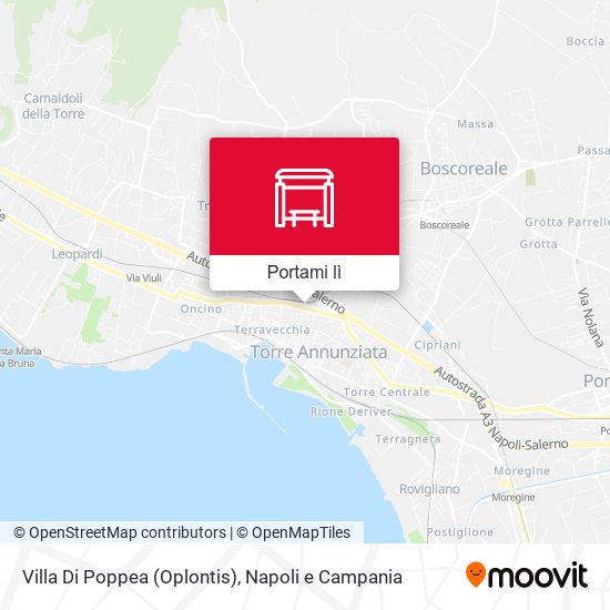 Mappa Villa Di Poppea (Oplontis)
