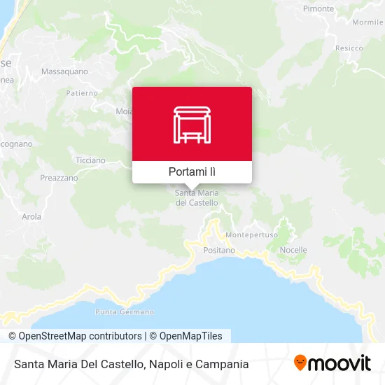 Mappa Santa Maria Del Castello