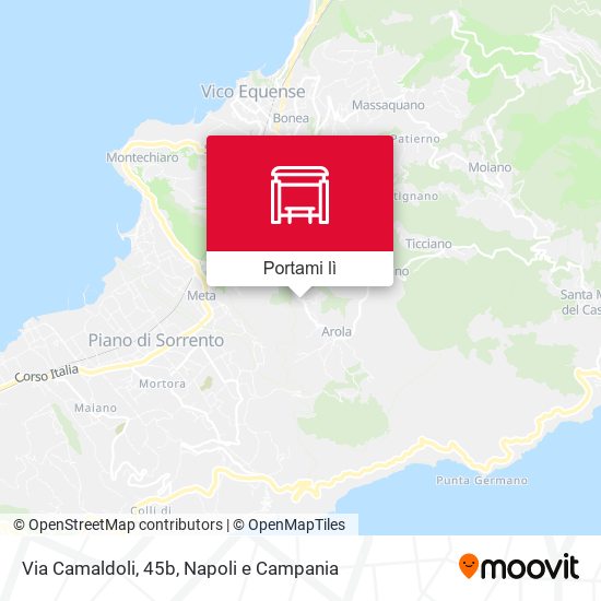 Mappa Via Camaldoli, 45b