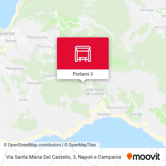 Mappa Via Santa Maria Del Castello, 3