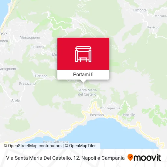 Mappa Via Santa Maria Del Castello, 12