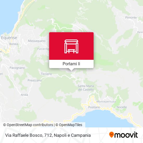 Mappa Via Raffaele Bosco, 712