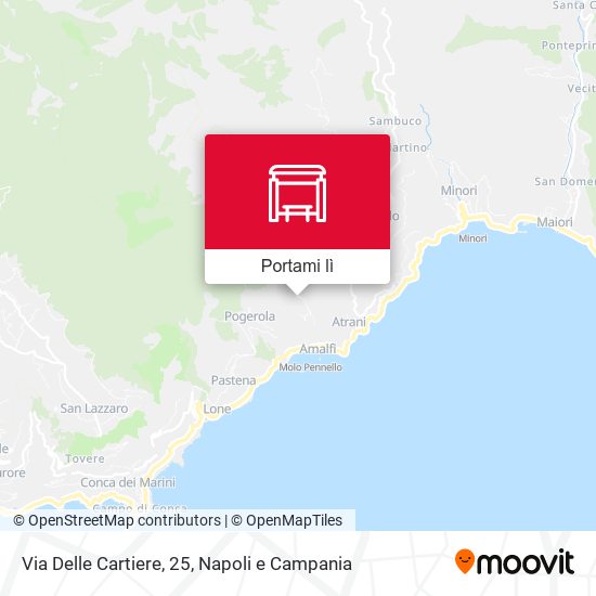 Mappa Via Delle Cartiere, 25