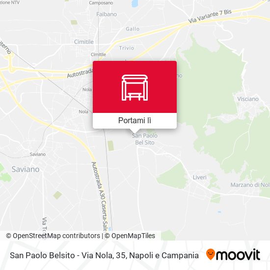 Mappa San Paolo Belsito - Via Nola, 35