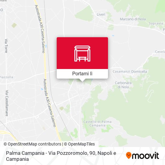 Mappa Palma Campania - Via Pozzoromolo, 90