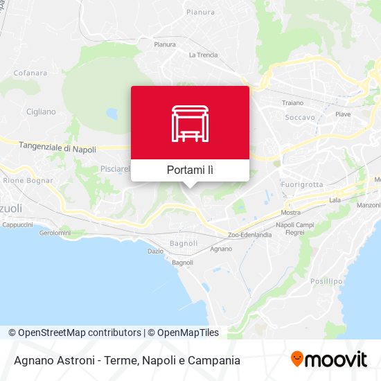 Mappa Agnano Astroni - Terme
