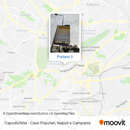 Mappa Capodichino - Case Popolari