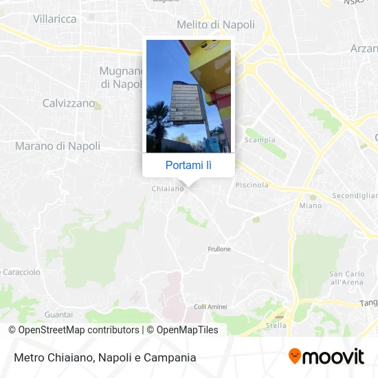 Mappa Metro Chiaiano