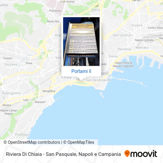 Mappa Riviera Di Chiaia - San Pasquale