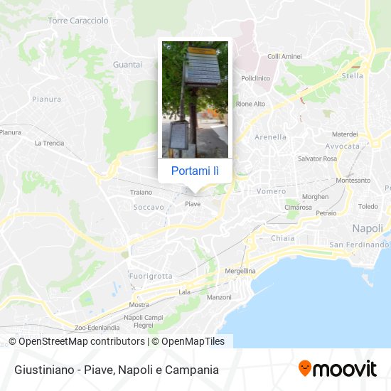 Mappa Giustiniano - Piave