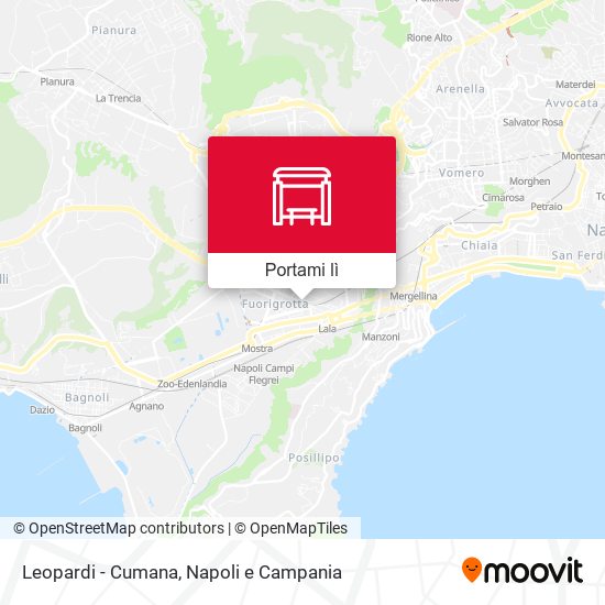 Mappa Leopardi - Cumana