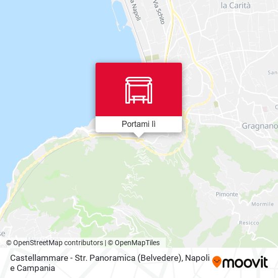 Mappa Castellammare - Str. Panoramica (Belvedere)