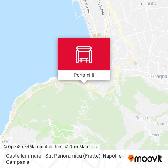 Mappa Castellammare - Str. Panoramica (Fratte)