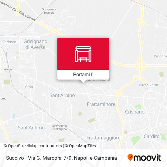 Mappa Succivo - Via G. Marconi, 7/9