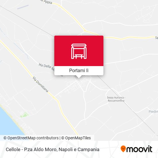 Mappa Cellole - P.za Aldo Moro