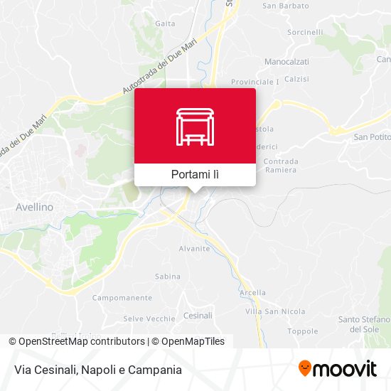 Mappa Via Cesinali