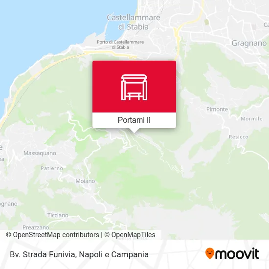 Mappa Bv. Strada Funivia