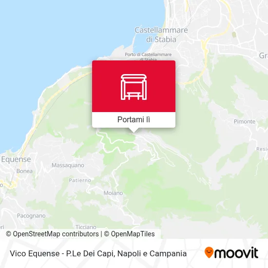 Mappa Vico Equense - P.Le Dei Capi