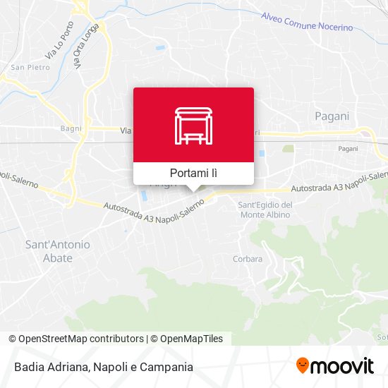 Mappa Badia Adriana