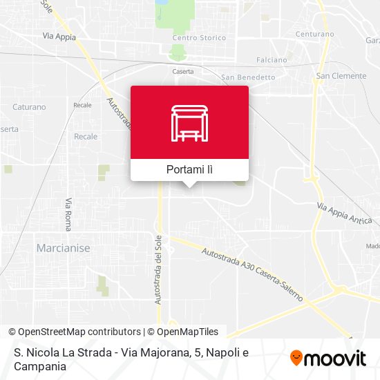 Mappa S. Nicola La Strada - Via Majorana, 5