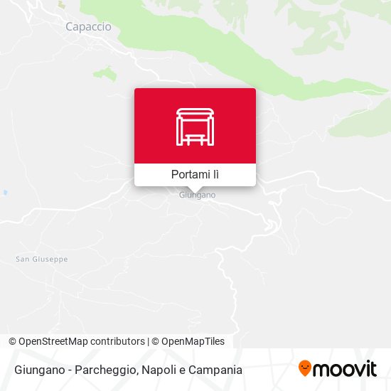 Mappa Giungano - Parcheggio