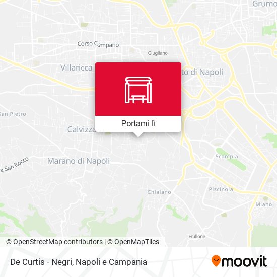Mappa De Curtis - Negri