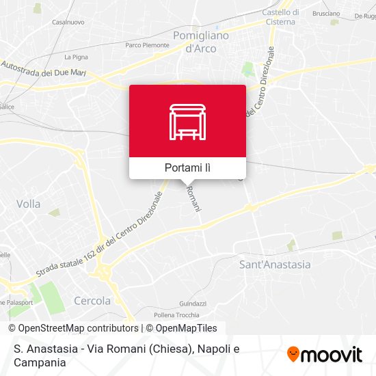 Mappa S. Anastasia - Via Romani (Chiesa)
