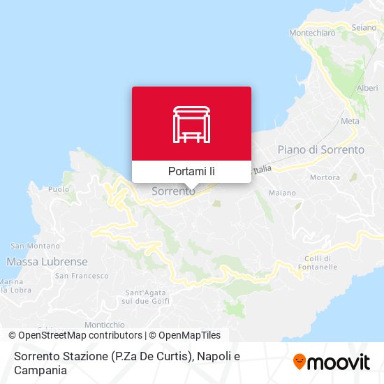 Mappa Sorrento Stazione (P.Za De Curtis)