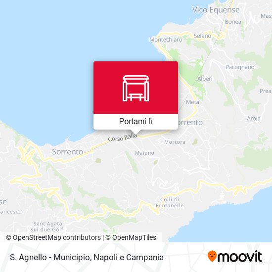 Mappa S. Agnello - Municipio