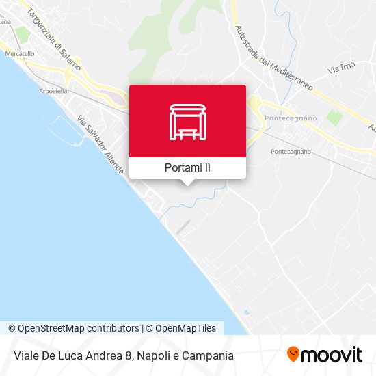 Mappa Viale De Luca Andrea 8