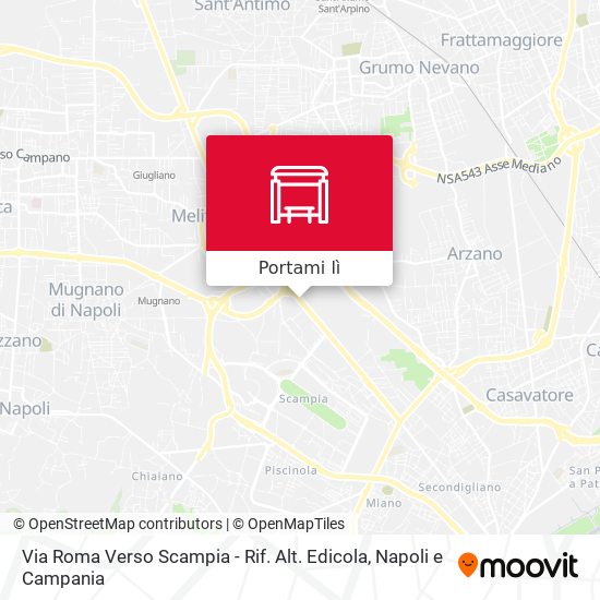 Mappa Via Roma Verso Scampia - Rif. Alt. Edicola