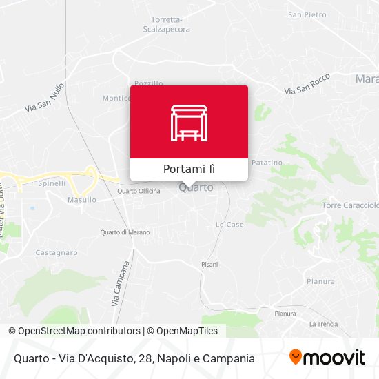 Mappa Quarto - Via D'Acquisto, 28