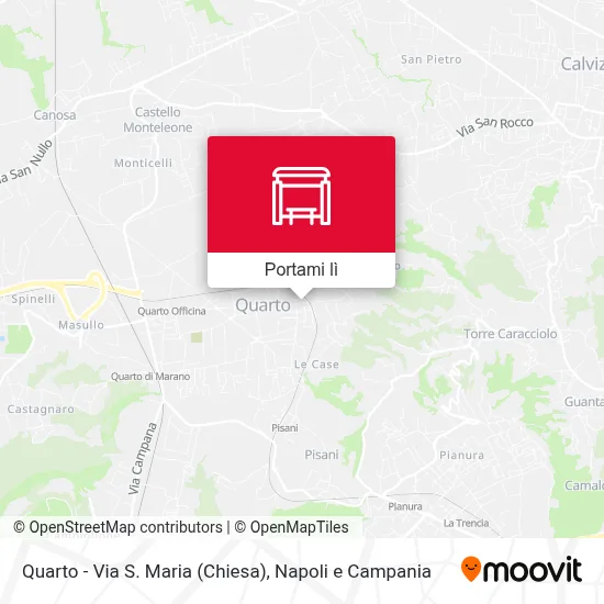 Mappa Quarto - Via S. Maria (Chiesa)