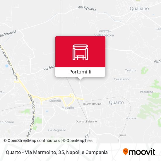 Mappa Quarto - Via Marmolito, 35