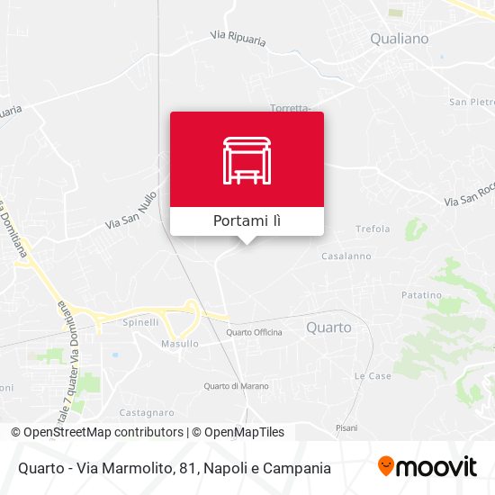 Mappa Quarto - Via Marmolito, 81