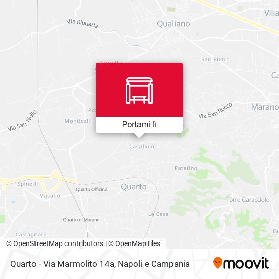 Mappa Quarto - Via Marmolito 14a