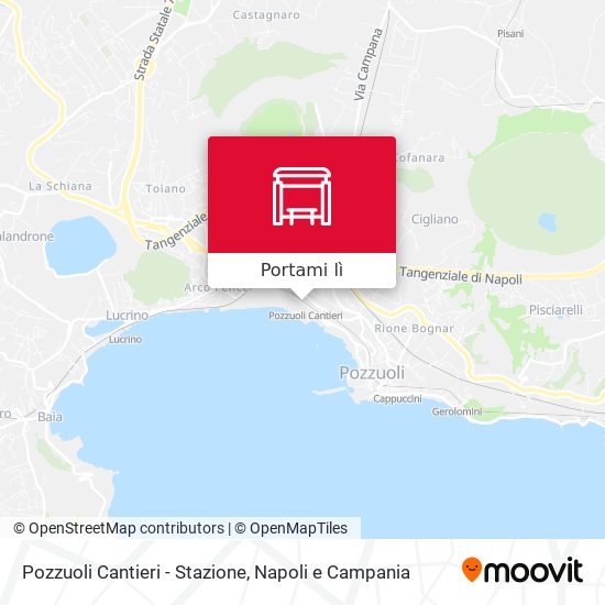 Mappa Pozzuoli Cantieri - Stazione