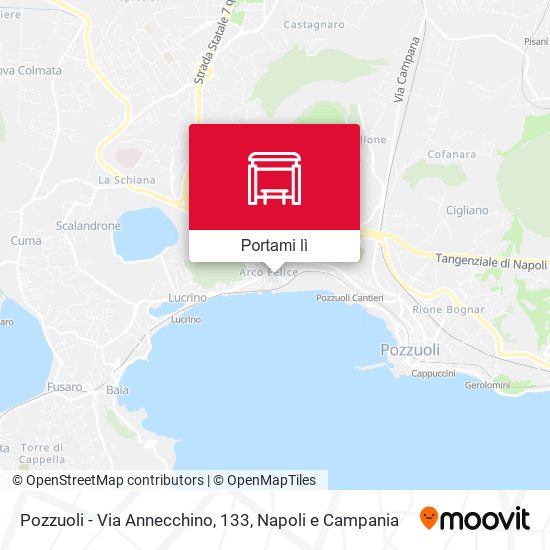 Mappa Pozzuoli - Via Annecchino, 133