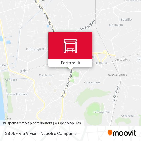 Mappa 3806 - Via Viviani