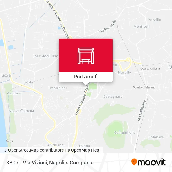 Mappa 3807 - Via Viviani